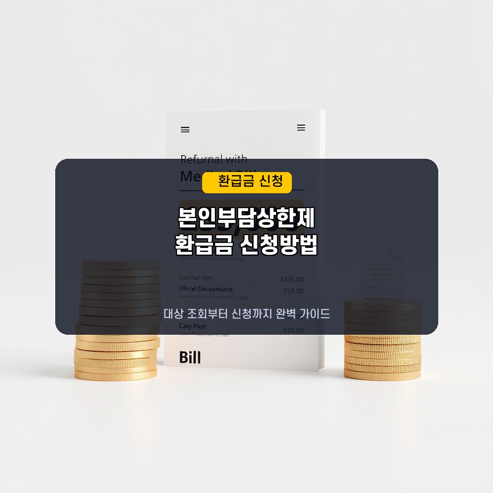 국민건강보험 본인부담상한제 환급금 신청방법