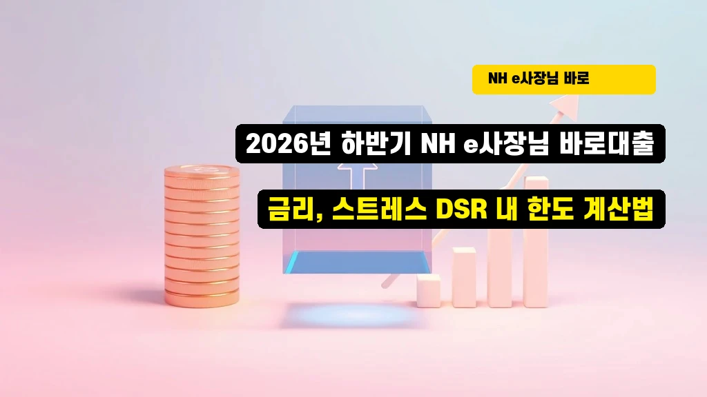 NH e사장님 바로대출 안내