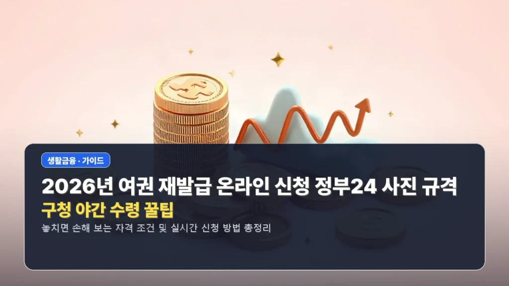 2026년 여권 재발급 온라인 신청 정부24 사진 규격 및 구청 야간 수령 꿀팁